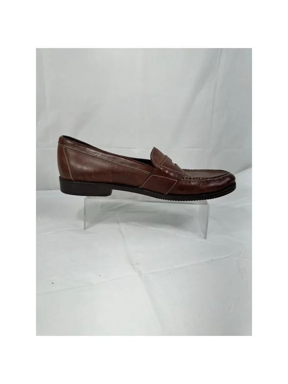 Vintage 90s Cole Haan Country Penny Loafers Moc Toe Brown-Style F1456 11 M Shoe